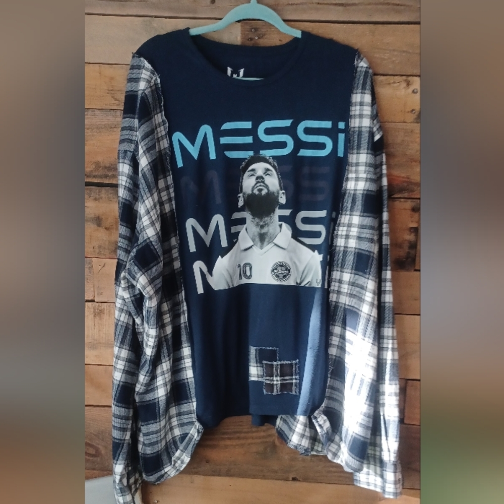 Upcycled Messi T-shirt